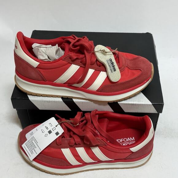 adidas Shoes - Adidas Run 70s 2.0 Women's Size 7.5 (Pure Ruby Off White Retro Sneakers JS5031)